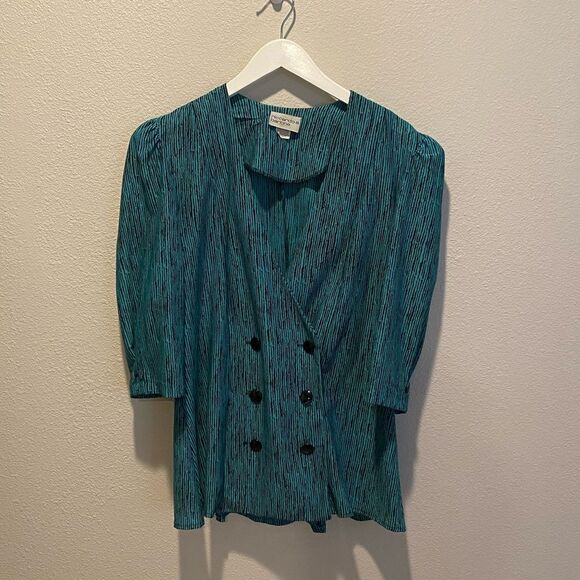 80’s Vintage Riccardo E Barone Shirt Coat 12 - Picture 3 of 14